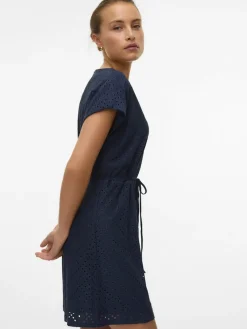 Vero Moda Kleider*VMTASSA SS SHORT DRESS JRS NOOS Navy Blazer