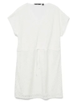Vero Moda Kleider*VMTASSA SS SHORT DRESS JRS NOOS Snow White