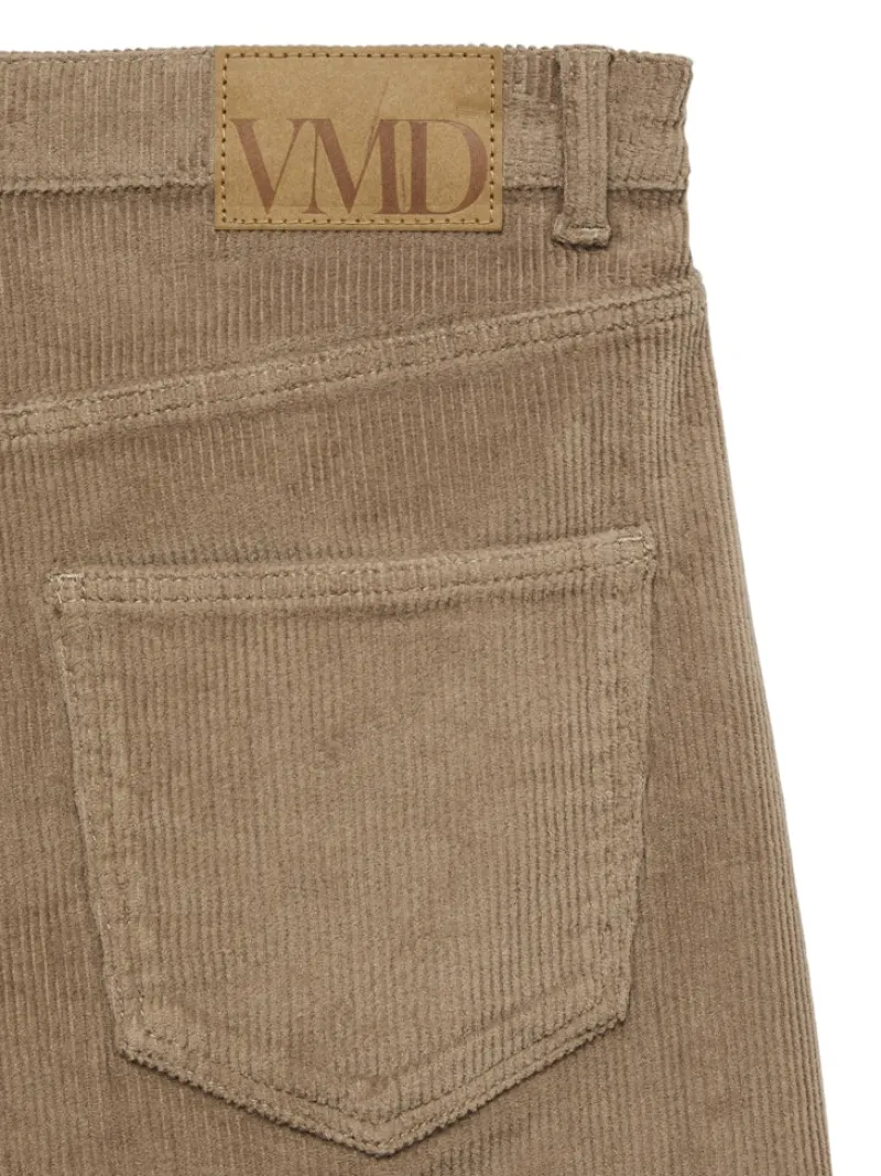 Vero Moda Hosen*VMTESSA HR WIDE CORDUROY PANTS GA NOOS Silver Mink