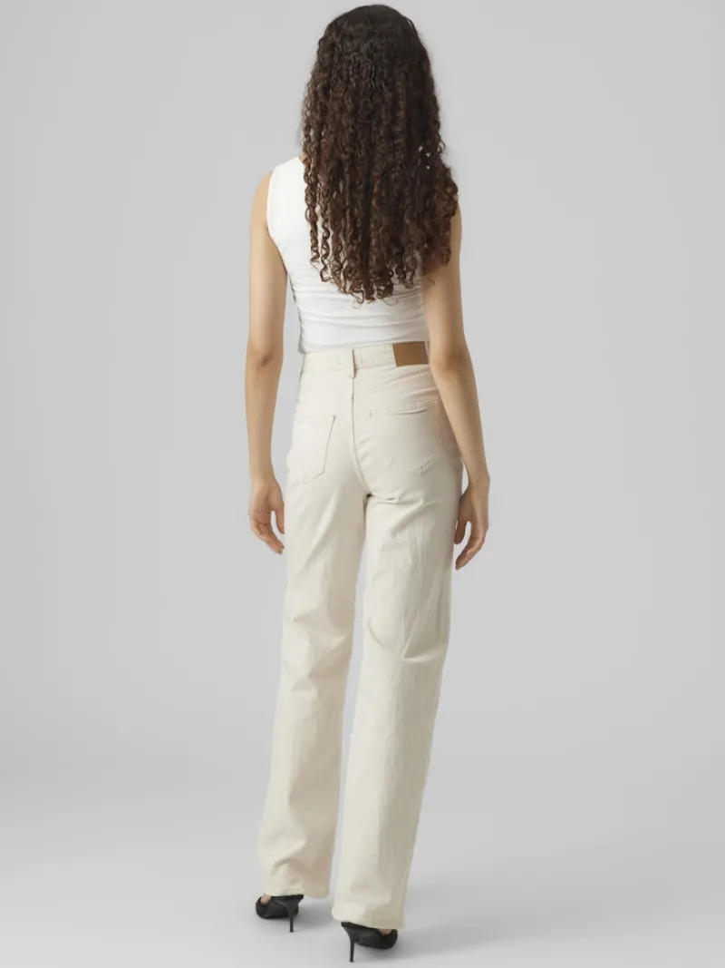Vero Moda Jeans*VMTESSA HR WIDE JEANS GA NOOS ecru