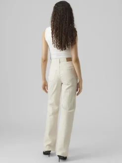 Vero Moda Jeans*VMTESSA HR WIDE JEANS GA NOOS ecru