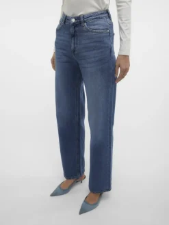 Vero Moda Jeans*VMTESSA HR WIDE JEANS RA380 GA NOOS Medium Blue Denim