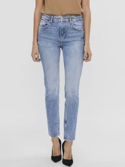 Vero Moda Jeans*VMTRACY HR REG STRAIGHT J BA3176 GA NOOS Light Blue Denim
