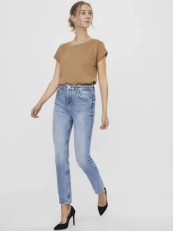 Vero Moda Jeans*VMTRACY HR REG STRAIGHT J BA3176 GA NOOS Light Blue Denim