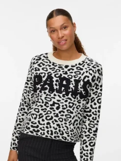 Vero Moda Pullover & Sweatshirts*VMTRES BIEN LS O-NECK PULLOVER birch1