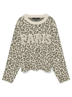 Vero Moda Pullover & Sweatshirts*VMTRES BIEN LS O-NECK PULLOVER birch2