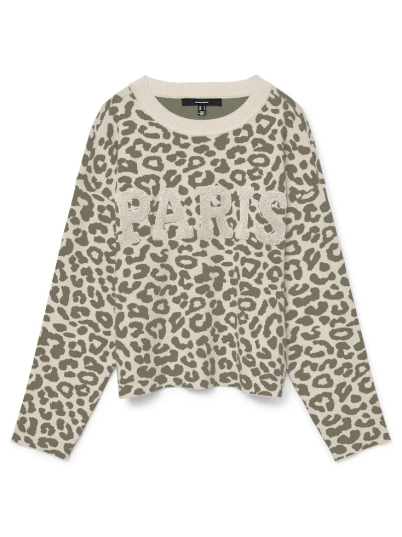 Vero Moda Pullover & Sweatshirts*VMTRES BIEN LS O-NECK PULLOVER birch2
