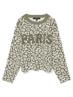 Vero Moda Pullover & Sweatshirts*VMTRES BIEN LS O-NECK PULLOVER Mermaid