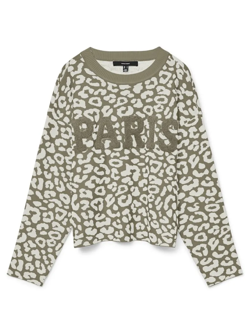 Vero Moda Pullover & Sweatshirts*VMTRES BIEN LS O-NECK PULLOVER Mermaid