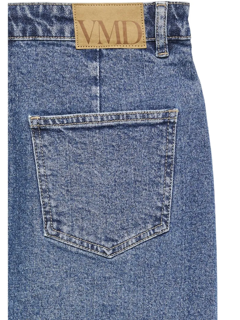 Vero Moda Röcke*VMVERI HR CALF DENIM SKIRT GA MIX NOOS Medium Blue Denim