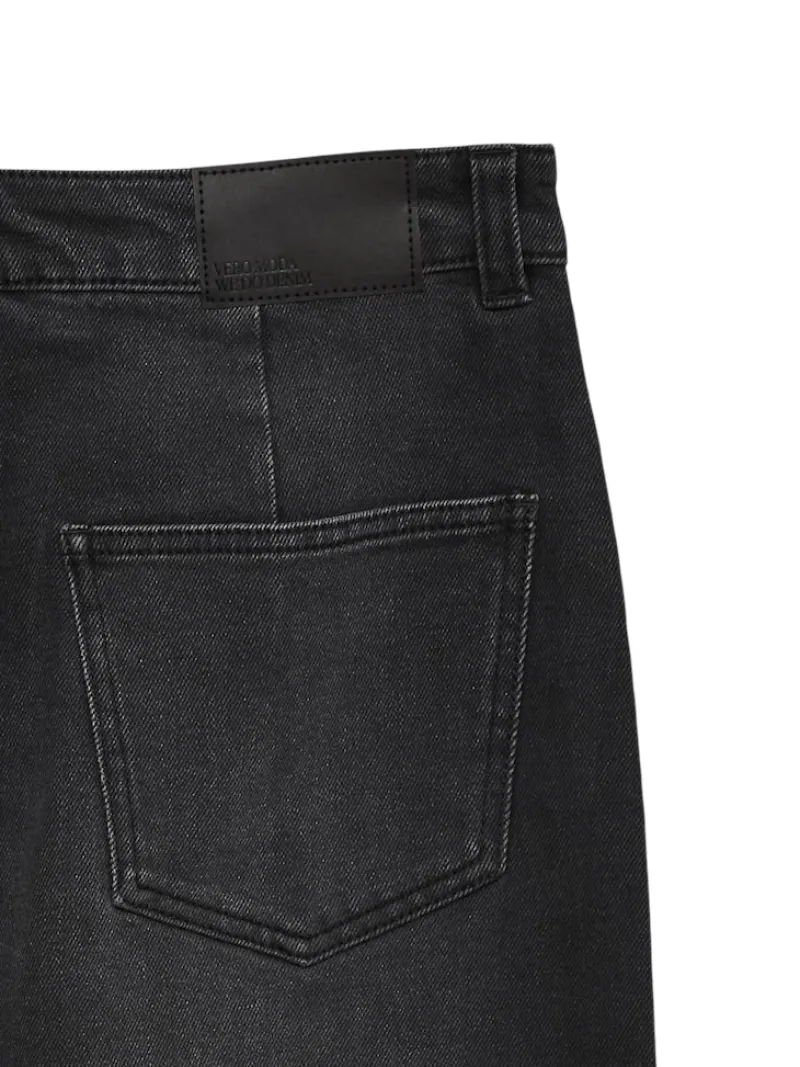 Vero Moda Röcke*VMVERI HR CALF DENIM SKIRT GA MIX NOOS Black