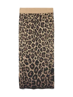 Vero Moda Röcke*VMWHITNEY LONG KNIT SKIRT EXP oatmeal