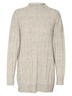 Vero Moda Pullover & Sweatshirts*VMWILLA LS FUNNELNECK LONG PULL GA BOO birch