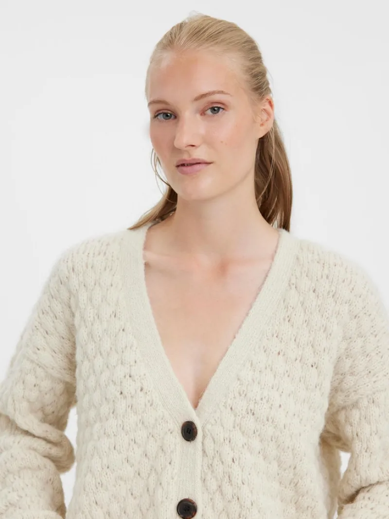 Vero Moda Pullover & Sweatshirts*VMWINNIE STRUCTURE LS CARDIGAN GA birch