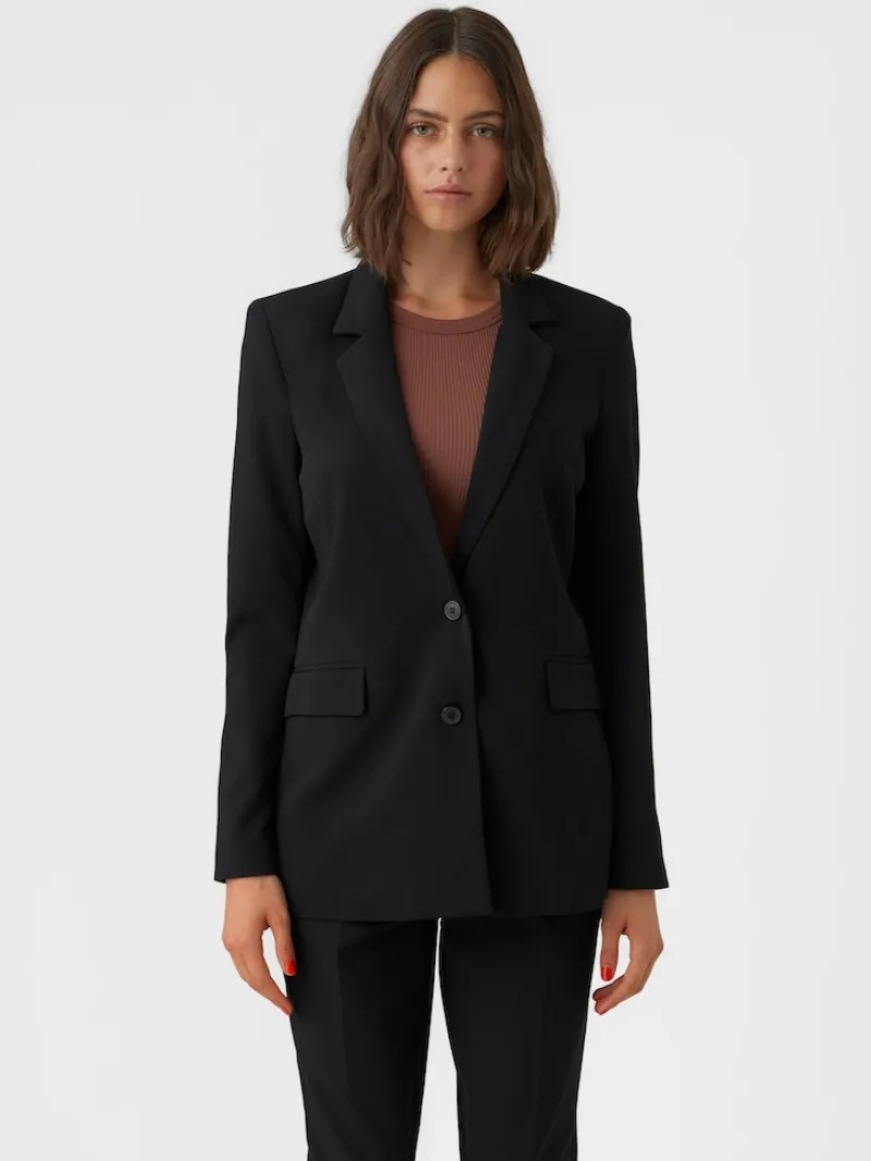 Vero Moda Jacken*VMZAMIRA LS LOOSE BLAZER GA NOOS Black