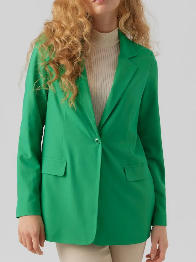 Vero Moda Jacken*VMZELDA LS LOOSE BLAZER BOO bright green