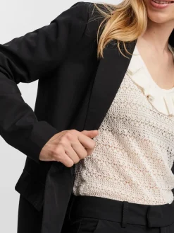 Vero Moda Jacken*VMZELDA LS LOOSE BLAZER BOO Black