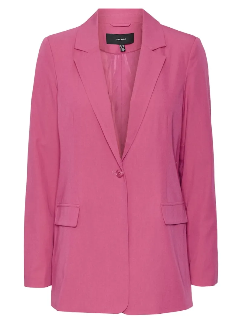 Vero Moda Jacken*VMZELDA LS LOOSE BLAZER BOO pink yarrow