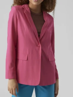 Vero Moda Jacken*VMZELDA LS LOOSE BLAZER BOO pink yarrow