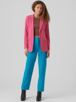 Vero Moda Jacken*VMZELDA LS LOOSE BLAZER BOO pink yarrow