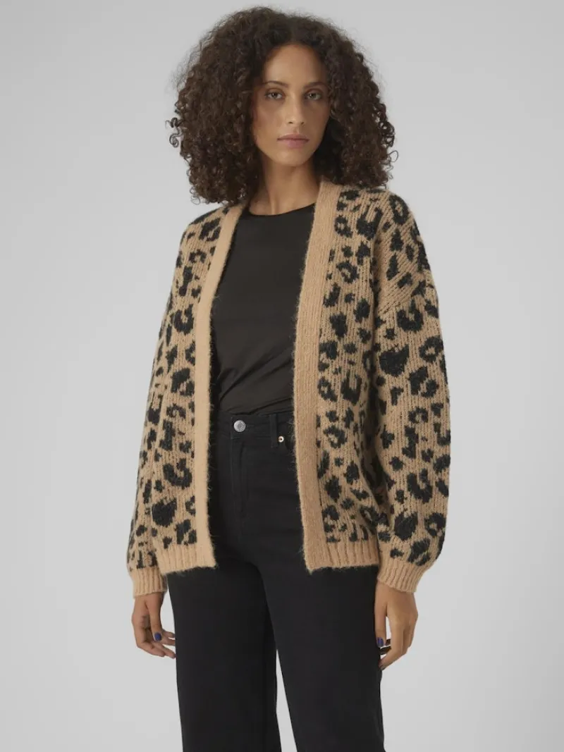 Vero Moda Pullover & Sweatshirts*VMZELMA LS SHORT OPEN CARDIGAN GA BOO Tan