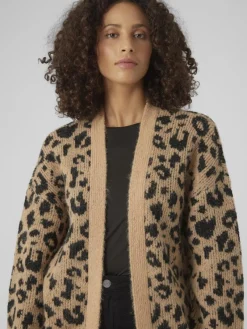 Vero Moda Pullover & Sweatshirts*VMZELMA LS SHORT OPEN CARDIGAN GA BOO Tan