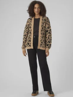 Vero Moda Pullover & Sweatshirts*VMZELMA LS SHORT OPEN CARDIGAN GA BOO Tan