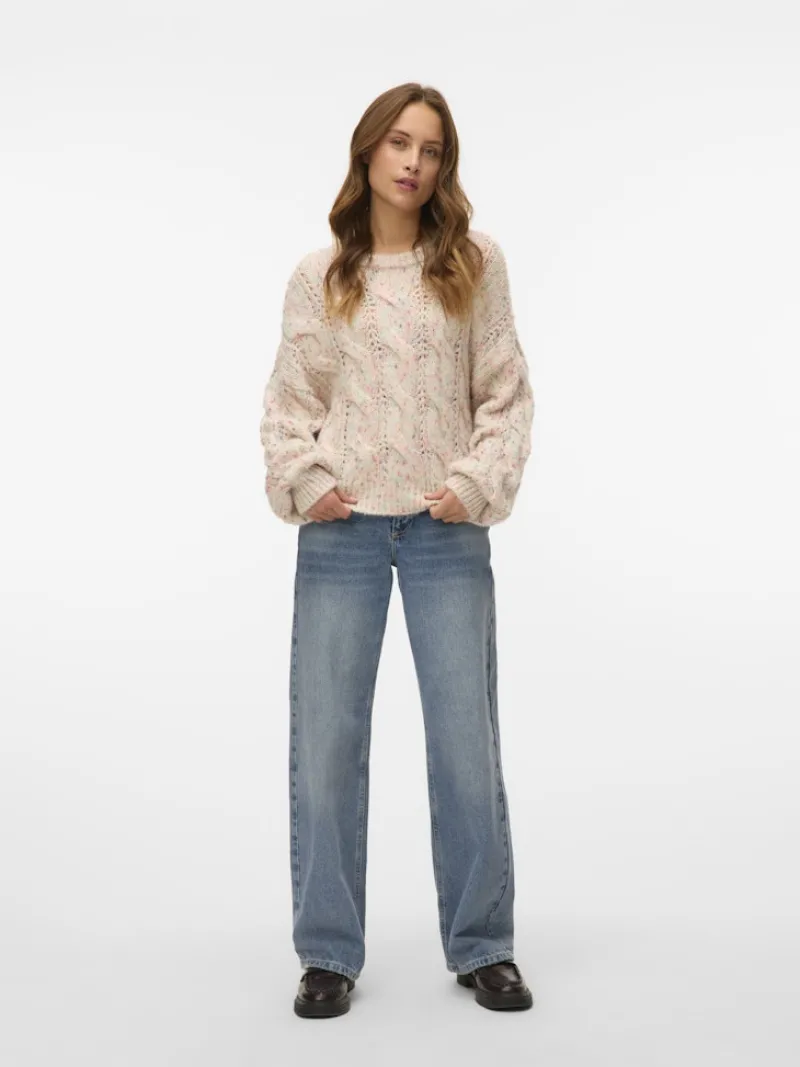 Vero Moda Pullover & Sweatshirts*VMZENA LS PULLOVER birch