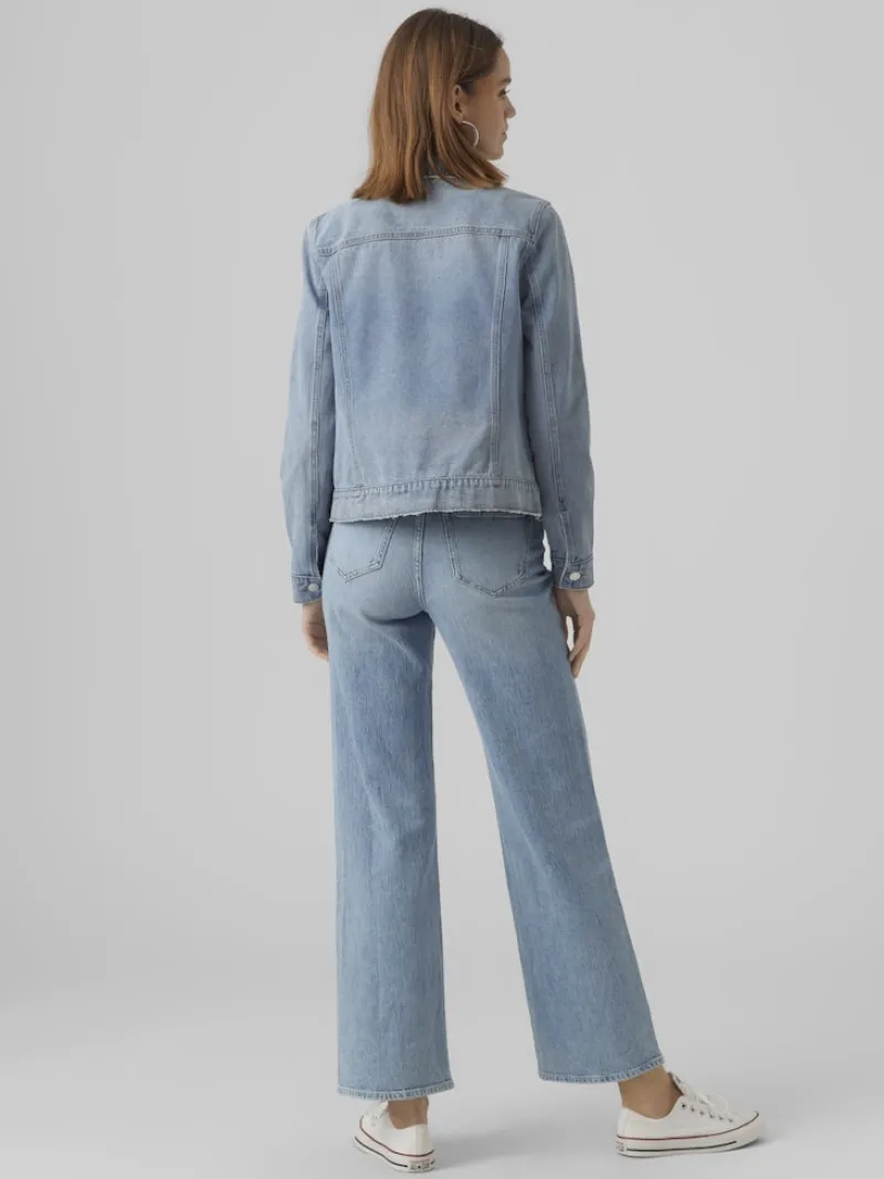 Vero Moda Jacken*VMZORICA LS DENIM JACKET MIX GA NOOS Light Blue Denim