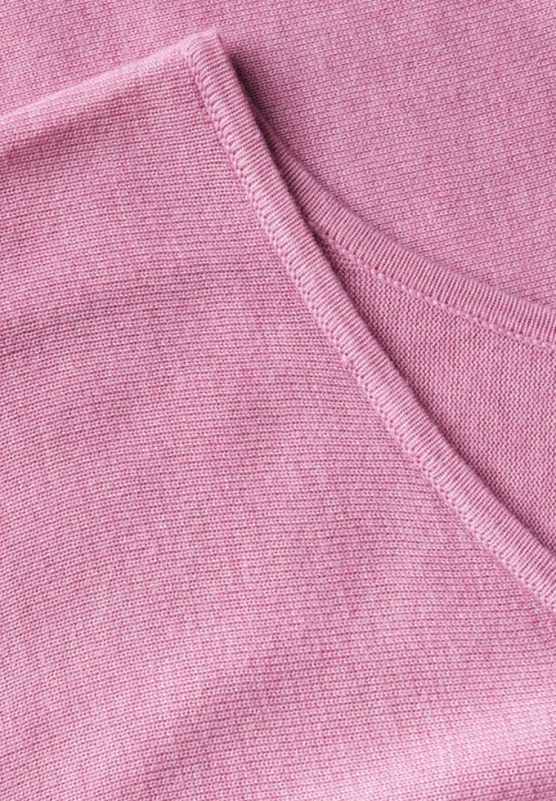 STREET ONE STUDIO Pullover & Sweatshirts*V-Neck Pullover intense rose mel.