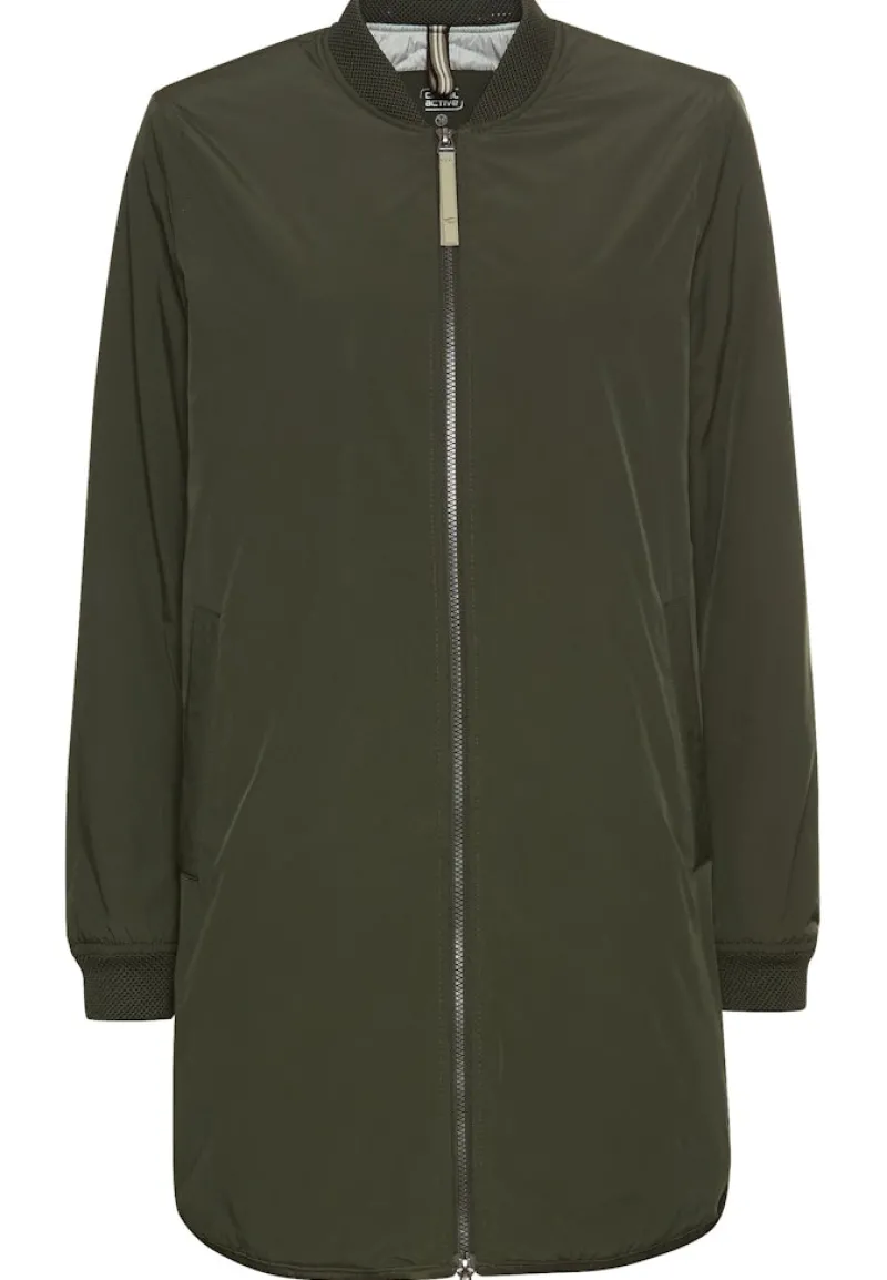 Camel Active Jacken*Wasserabweisender Mantel mit verstellbarer Kapuze und Stehkragen Forest Night