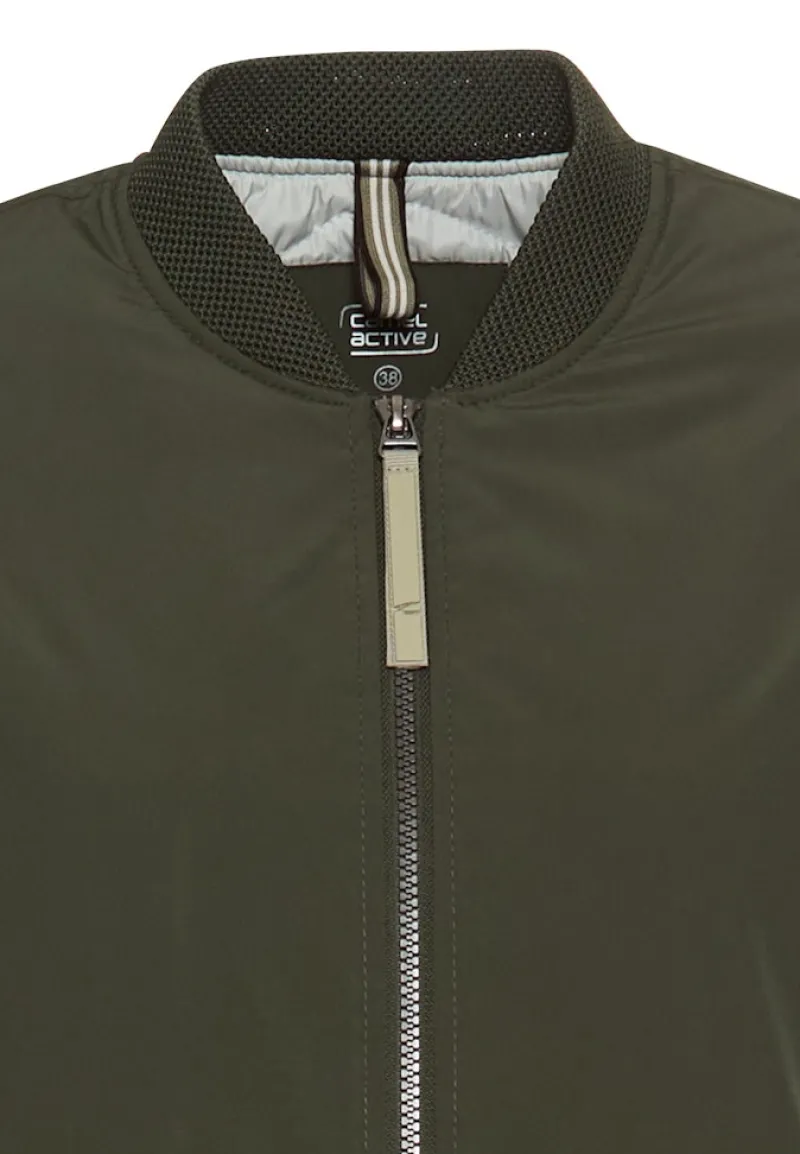 Camel Active Jacken*Wasserabweisender Mantel mit verstellbarer Kapuze und Stehkragen Forest Night