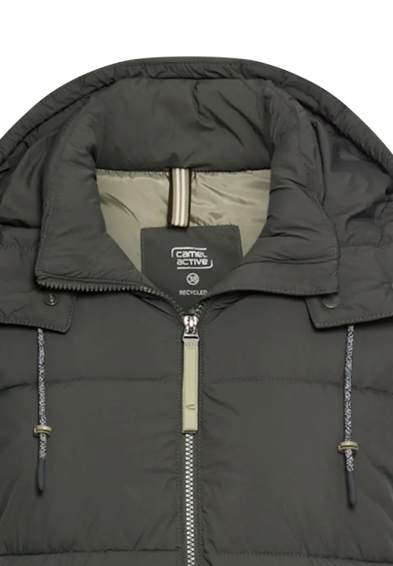 Camel Active Jacken*Wasserabweisender Mantel mit abnehmbarer Kapuze Forest Night
