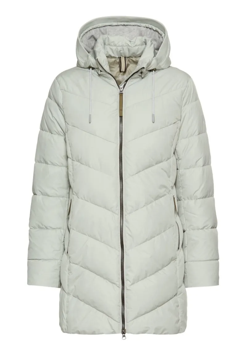 Camel Active Jacken*Wattierte Jacke mit abnehmbarer Kapuze light sage