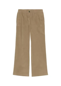 Marc O'Polo Hosen*Weite Feincord-Hose straight cropped sandy shore