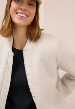 Cecil Jacken*Wendbarer Blouson teddy vanilla white