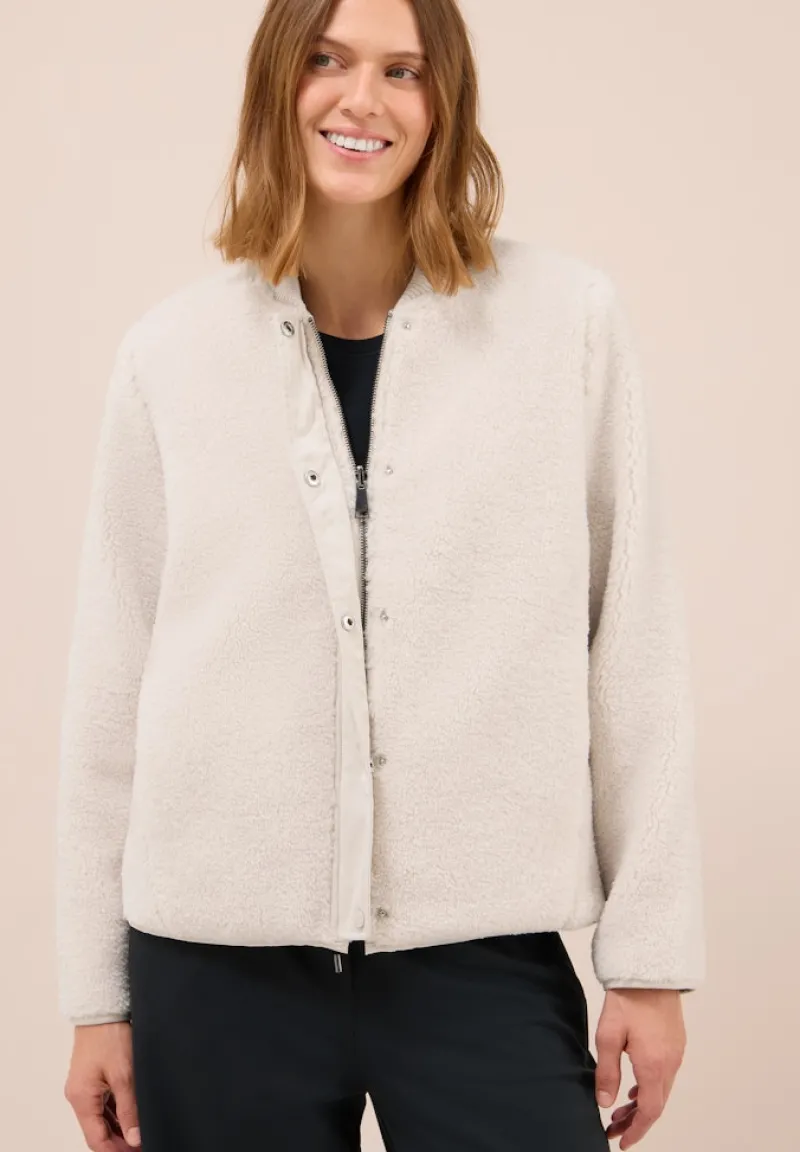 Cecil Jacken*Wendbarer Blouson teddy vanilla white