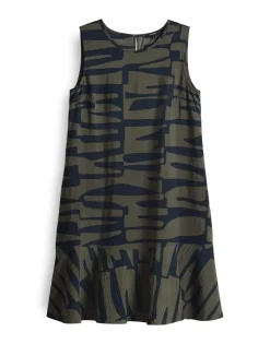 Opus Kleider*Wenola jungle olive leaf