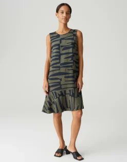 Opus Kleider*Wenola jungle olive leaf
