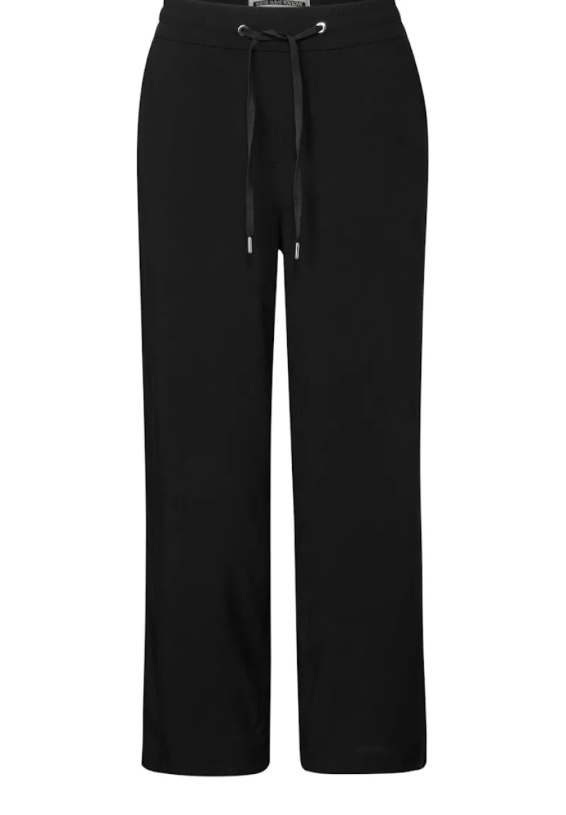 Street One Shorts*Wide Leg Hose Black