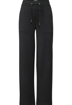 Cecil Hosen*Wide Leg Hose Black