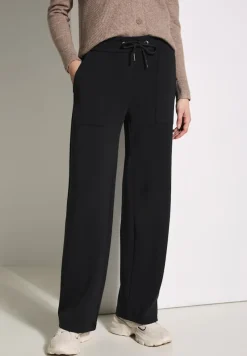 Cecil Hosen*Wide Leg Hose Black
