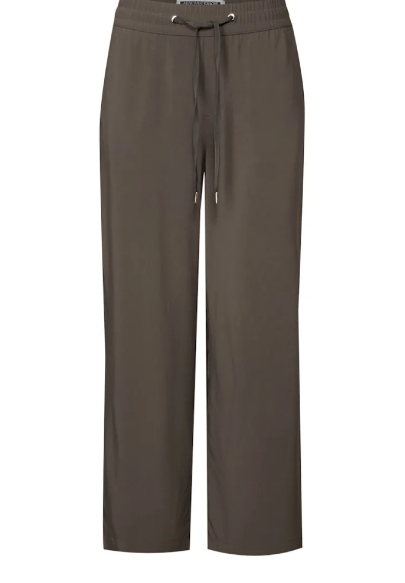 Street One Shorts*Wide Leg Hose nomad brown