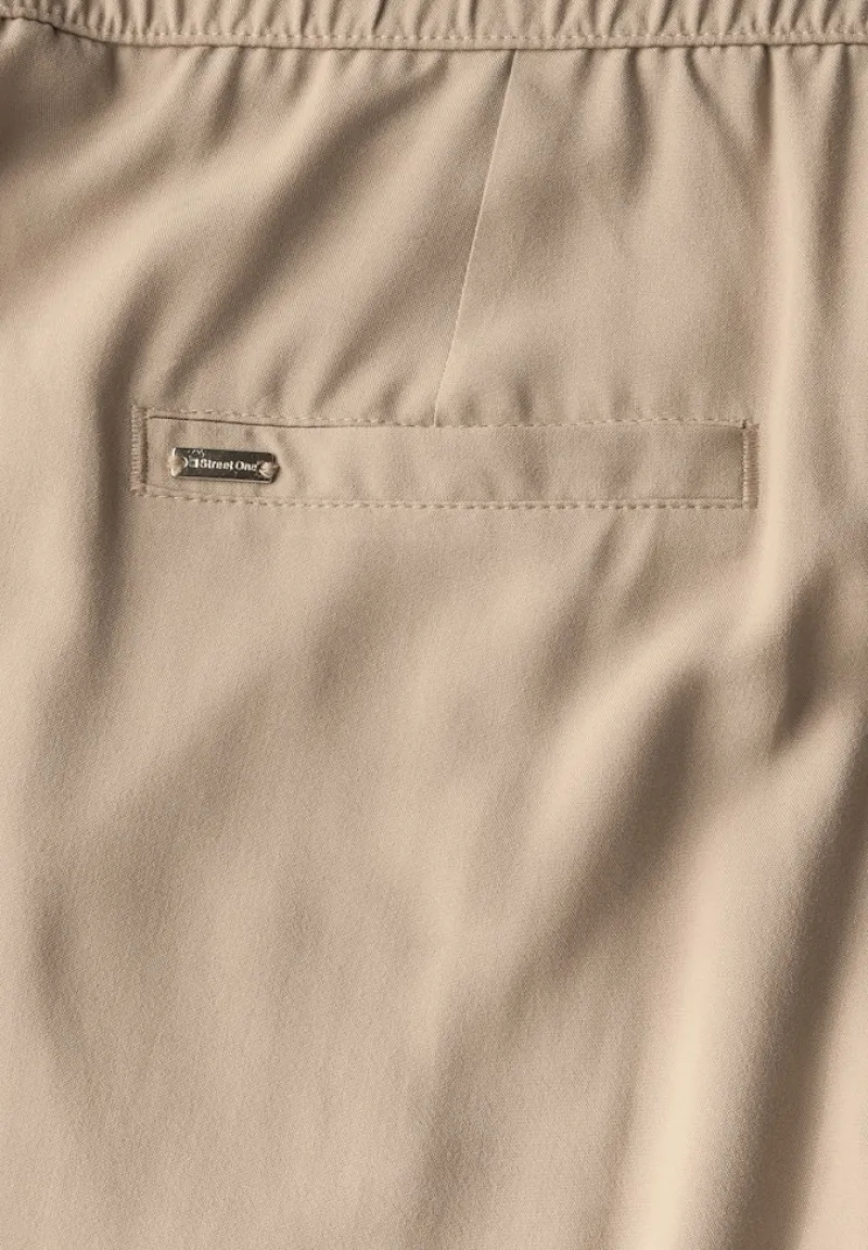 Street One Shorts*Wide Leg Hose safari beige