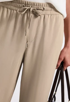 Street One Shorts*Wide Leg Hose safari beige