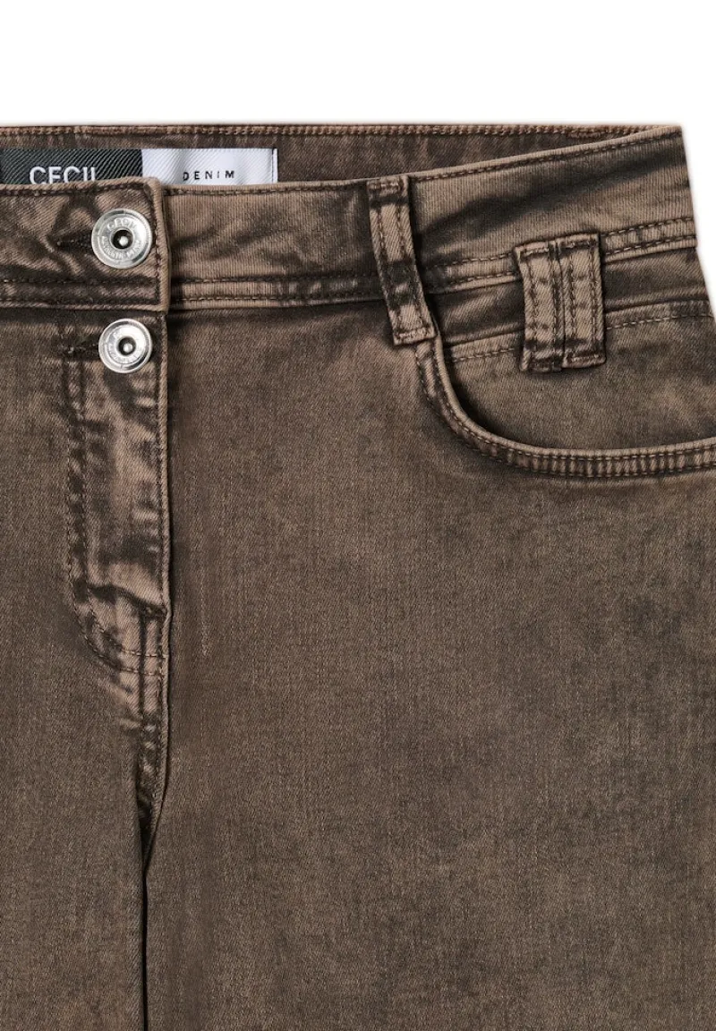 Cecil Jeans*Wide Leg Jeans chocolate mousse