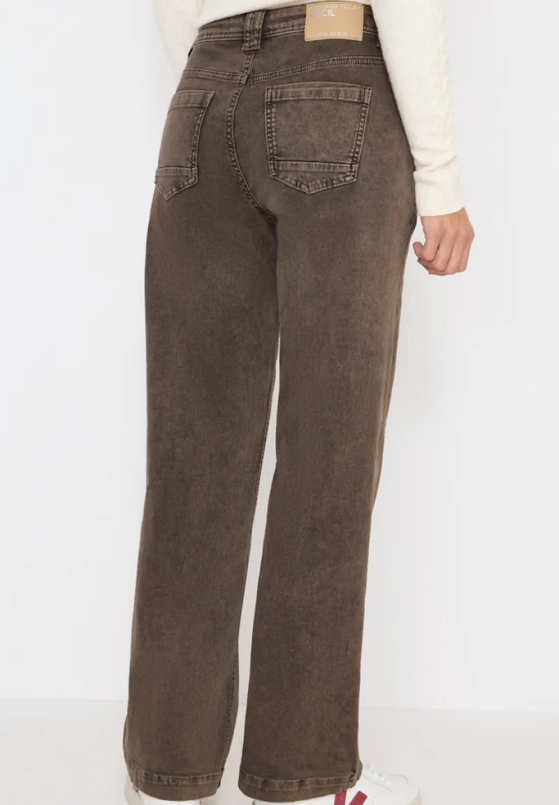 Cecil Jeans*Wide Leg Jeans chocolate mousse