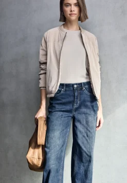 STREET ONE STUDIO Jeans*Wide Leg Jeans dark blue clean wash