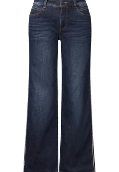 STREET ONE STUDIO Jeans*Wide Leg Jeans dark blue washed