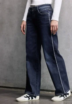 STREET ONE STUDIO Jeans*Wide Leg Jeans dark blue washed
